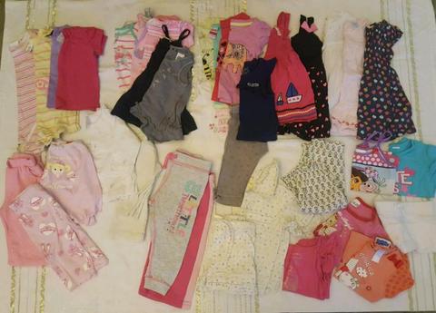 38pc Girls Bundle Baby & Toddler Clothes