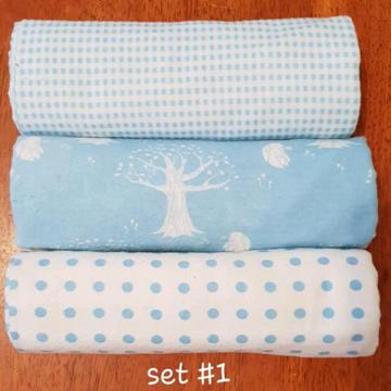 Flannel Baby Wraps (1 set for $10)
