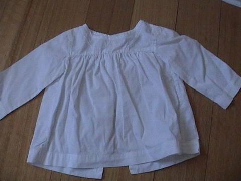 Baby Girl's Ouch Smock Shirt Size 0