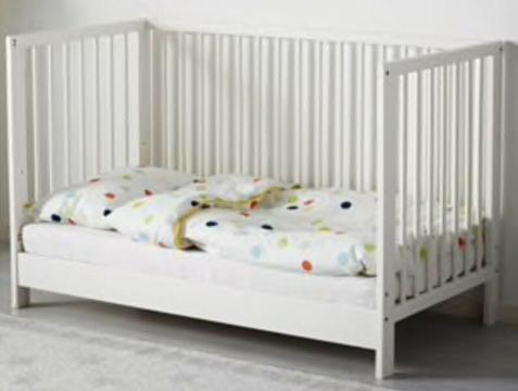 Baby cot and mattress from ikea