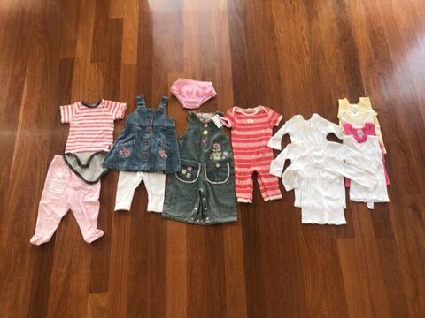 Winter essentials & more, size 00. Baby girl clothing 14 piece bundle