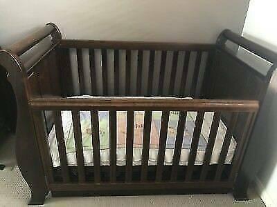 Boori Sleigh Cot, Chest of drawers & change table