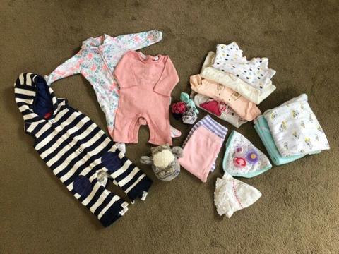 Baby girl 0000/000 bundle Pure Baby Bonds Sprout