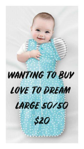Wanted: Love to Dream 50/50 large