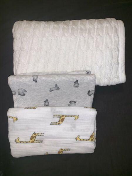 Baby blanket and swaddle wraps