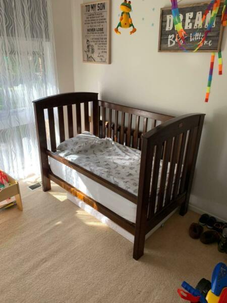 Boori Country Collection Classic Convertible Cot /Toddler Bed