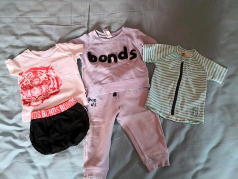 Bonds 6-12mths baby swimming top and clothes