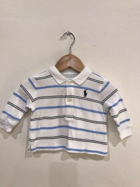 Polo Ralph Lauren Long sleeve T-shirt designer baby 3 months
