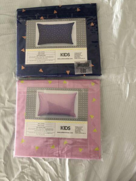 2 brand new cotton on pillow cases