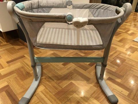 Rocking Bassinet for Newborn Baby (In Excellent Condition)