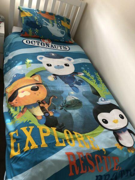 Octonauts single bedspread plus pillowcase