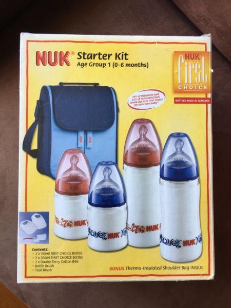 *NEW* NUK Newborn Bottle Starter Kit Set (0-6 months)