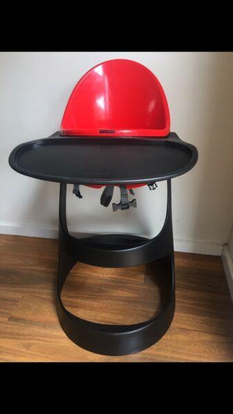 IKEA highchair black and red