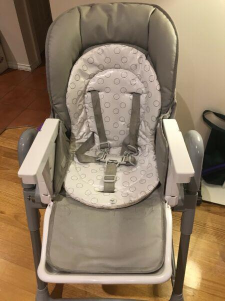 Pre-loved Steel craft foldable high chair