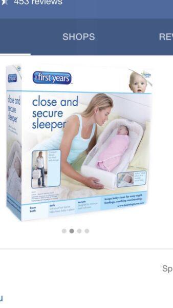 Baby- First Year close and secure sleeper