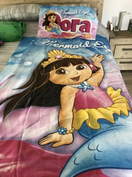 Dora the explorer single quilt cover
