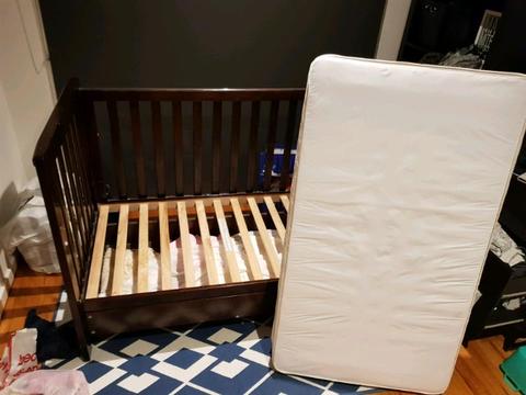 single bed baby cot