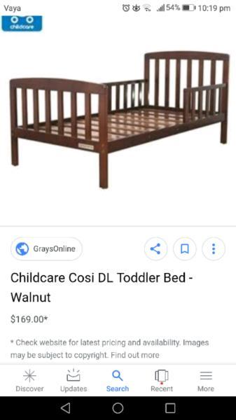 Brand new in box toddler bed