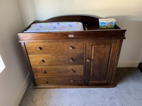 Wanted: Boori change table with drawers
