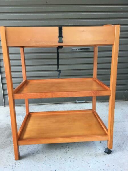 Wooden baby change table in great condition