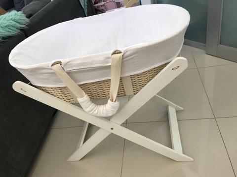 Adair's Moses basket with stand