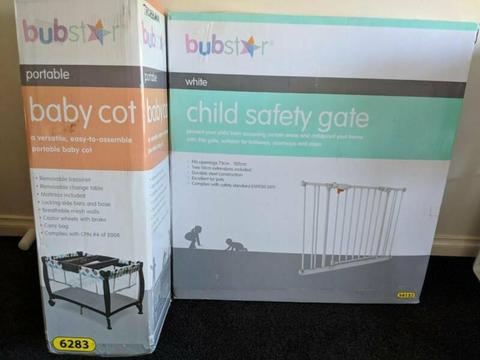 Portable Baby Cot & Child Safety Gate