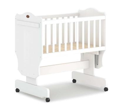 BOORI Matilda Rocking Cradle - Barley inc. mattress sheets