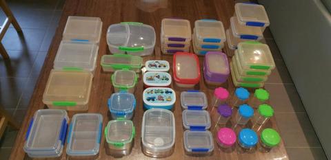 46 Assorted Food Containers