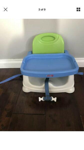 Fisher Price Portable Booster Seat Baby Toddler High Chair