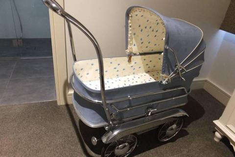 Cyclops Blue Baby Pram 1960's - Excellent condition-reduced price