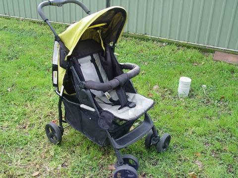 Baby stroller. Light weight, easily foldable