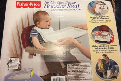 Fisher-Price healthy care deluxe booster seat VG used condition