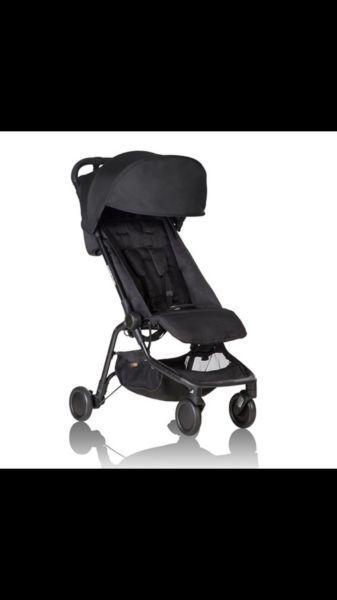 For hire - mountain buggy nano (v2) travel stroller/ pram