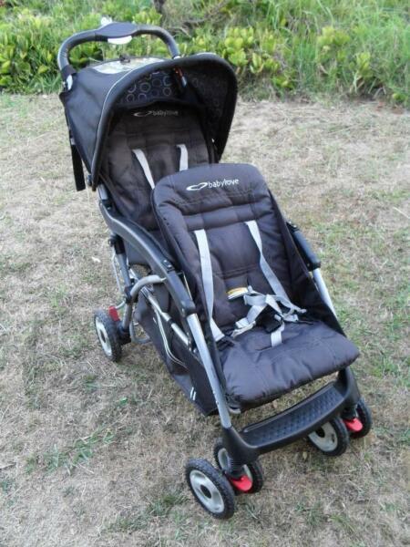 Babylove Twin Stroller (near new)