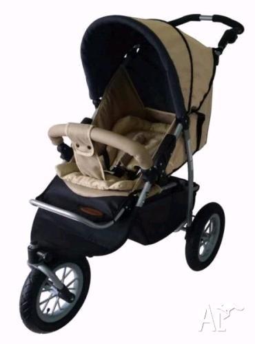Mamakiddies 3 Wheel Baby Pram Baby Stroller Jogger Buggy