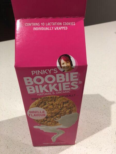 Pinkies Boobie Bikkies Vanilla - NEW - lactation biscuits EXPJune2019