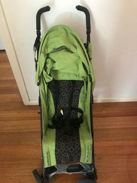 Babylove Maxima Stroller in Excellent condition+ Rain cover