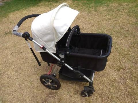 New 2 in 1 Baby Pram Stroller with Convertible Bassinet / seat