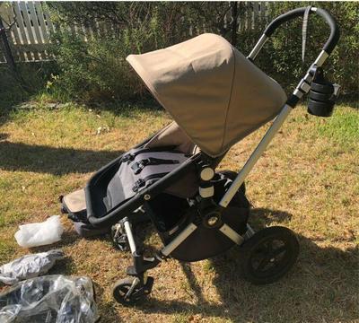 Bugaboo Cameleon Pram - Rain & Bug & Sun Cover & Cupholder