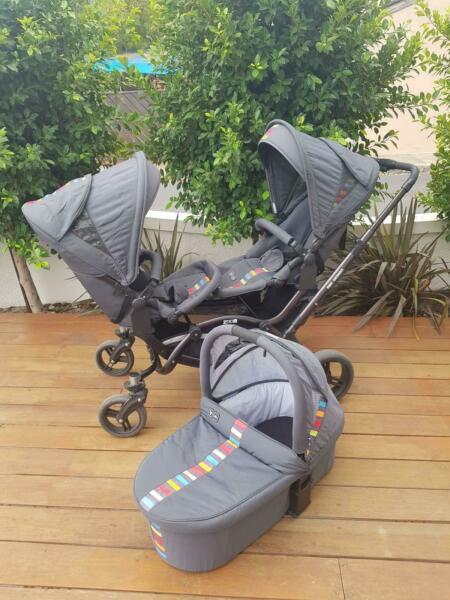 ABC Design Zoom Double/Twin Pram (incl. carrycot)
