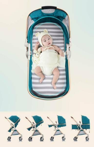 Baby Throne - Twin Baby Light Folding Detachable Stroller