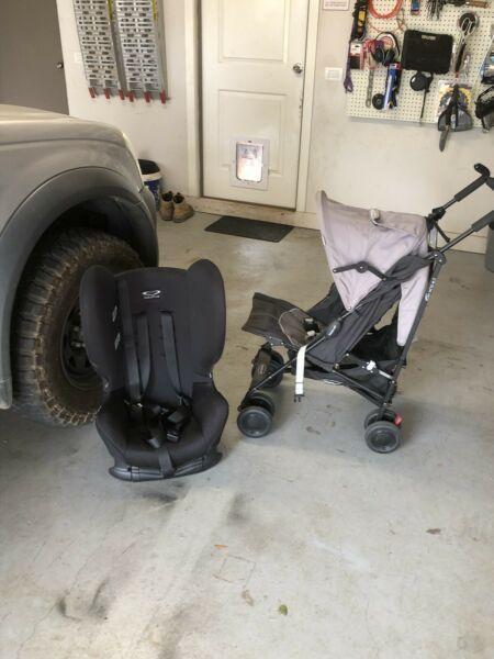 Car seat and stroller