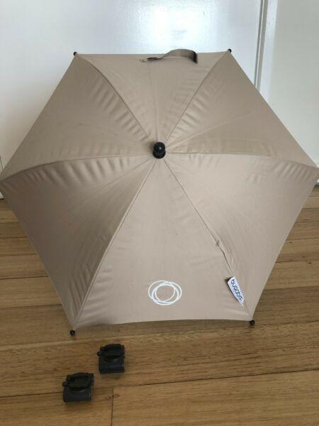 Bugaboo parasol with both size adaptors