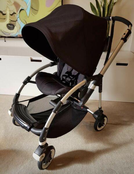 Bugaboo Bee Plus with black canopy