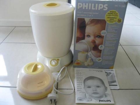 Philips Baby Care3-in-1 Steaming Centre SBC SC280 Made in Germany