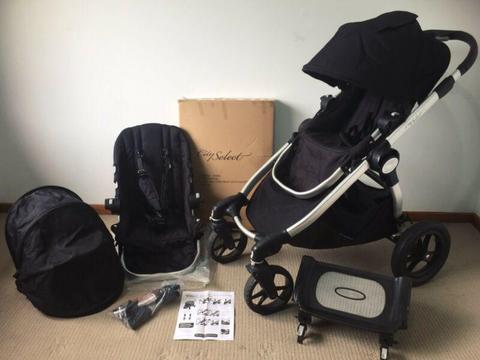 NEW SECOND SEAT! CITY SELECT DOUBLE PRAM