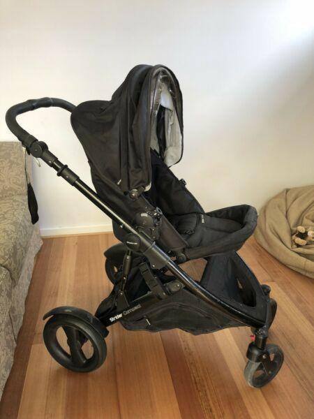 Strider Compact Pram with second seat