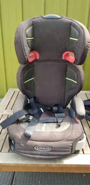 Foldable child car seat