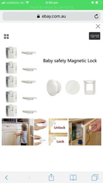 The invisible magnetic child safety lock 5+1