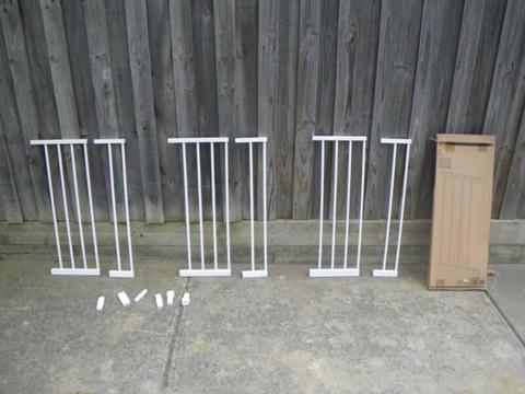 3LOTS OF LINDAM BABY SAFETY GATES 28CM EXTENSIONS & 10CM EXTENSIO